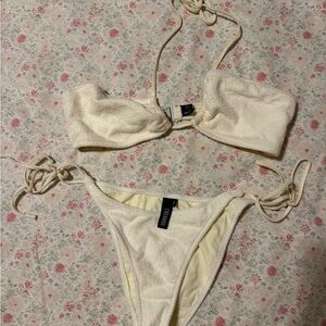Women's Cream Bikini Set